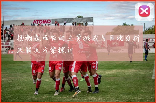 杨瀚森面临的主要挑战与困境分析及解决方案探讨